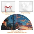 thumbnail image 4 of Yiaed Twilight Canal Reflection Print Christmas Tree Skirt , Tree SkirtsTree Mat for Christmas Winter Holiday Indoor Decorations-48", 4 of 7