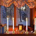 thumbnail image 3 of 9 PCS LED Window Candles  Christmas Flameless Window Candle Lights with Timer Battery Operated  3D Wick Light Window Candle+Removable Gold Candle Holders+Remote  for Decor &Festival Celeb, 3 of 9