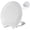 White, variant on Angol Shiold Elongated Toilet Seat - Slow Close Hinges, Ergonomic Design with Grip-Tight Bumpers, Safe Easy-Clean PP Material , Fit 18.5" Elongated toilet seat, White