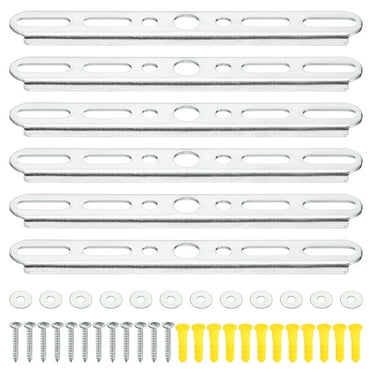 Uxcell 140mm 5.5 Inch Ceiling Light Plate Kit, 6 Set Pendant Light Fixture Mounting Bracket Crossbar with Screw Nuts