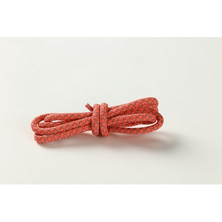 

Toyella Reflective Round Rope Shoe Laces Night Running Shoestrings Boost Sneakers Orange Red 0.6m