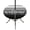 Black, Gray, Silver, variant on Round Outdoor Tablecloth with Umbrella Hole and Zipper, Blue Brown Wooden Grain Tablecloth with Elastic Waterproof, Farmhouse Gradient Wood Stripes Patio Table Covers for 36" - 44" Pool Tables