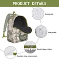 thumbnail image 4 of Delicate Paisley Print Boho Backpack for School, Spacious College Bookbag with Laptop Sleeve, Convenient Daypack with Storage, Perfect Gift for Students Women Teens, 4 of 5