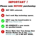 thumbnail image 3 of Multi-Duplicator Universal Remote Control for Garage Door Openers,Copy Fixed Code and Rolling Code Clone Transmitter Frequency 280-868MHz, All-in-one Up to 4 Different Gate Openers,2 Pack, 3 of 8