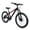 Black, variant on 24 Inch Mountain Bike, 21-Speed Adult Bicycle with Front Suspension for Men & Women, Black