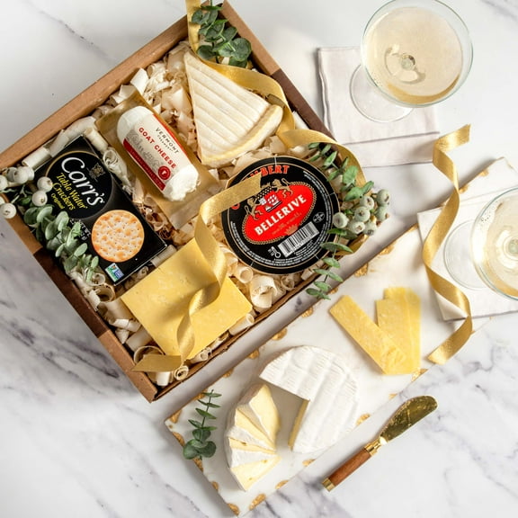 igourmet Mouthwatering Champagne Cheese Sampler and Assortment in Gift Box (26.2 ounce)