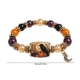 thumbnail image 3 of WWC Halloween Bracelet, Stretch Beaded Crow Jewelry with Gift Box, Halloween Decorations Accessories for Party, 3 of 6