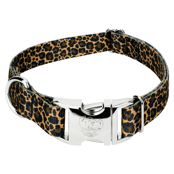 Country Brook Petz® Premium Leopard Print Dog Collar, Extra Large