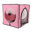 thumbnail image 3 of Pet Drying Box, Top And Front Zippers Mesh Design Folding Pet Dryer Cage  For Home Blue,Grey,Pink, 3 of 8