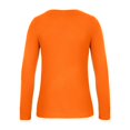 thumbnail image 2 of B&C - Camiseta deportiva de manga larga #E150 para mujer señora (Naranja), 2 of 3