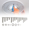 thumbnail image 4 of Kit de Vis Croisées pour Poêle, Ensemble de Rondelles et Écrou Filetage Transparent Haute Résistance M2 M3 M4 M5 pour Machinerie pour Appareil Domestique, 4 of 8