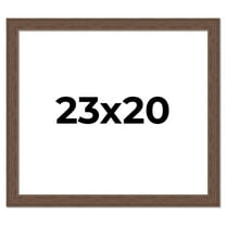 23x20 Frame Brown Farmhouse Solid Wood Picture Frame Width 1.5 Inches | Interior Frame Depth 0.5