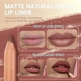 thumbnail image 3 of Ouwald Makeup Lip Liner, 6 Colors Matte Lip Liner Pencil Set, Long Lasting Waterproof Lip Liner Stain, Smooth & Easy Glide, 6 Count with 2 Sharpeners (Color Set 03), 3 of 8