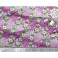 thumbnail image 3 of Soimoi Cotton Duck Fabric Leaves & Magnolia Floral Print Sewing Fabric Yard 56 Inch Wide, 3 of 3