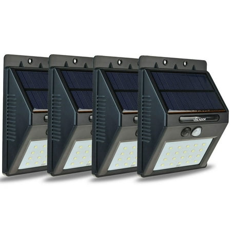 Volador Solar Outdoor Garden Lights 4 Pack 20 Leds Motion Volador Solar Outdoor Garden Lights 4 Pack 20 Leds Motion Light For Wall