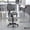 Gray, variant on Emma + Oliver Adjustable Height Drafting Chair with Adjustable Foot Ring in Black Patterned Fabric