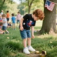 thumbnail image 7 of Little Hand Boys 4th of July Shirt Girls American Flag Tees Toddler Kids USA Flag Independence Day Patriotic Kids Short Sleeve 2-7T, 7 of 7