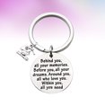thumbnail image 3 of 3pcs Graduation Gift Keychains Letter Printing Key Holder School Graduation Theme Pendant Stainless Steel Key Rings Craft Ornaments with Packing Gift Box, 3 of 8