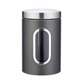 thumbnail image 1 of Toystoory Recipiente de cocina de acero inoxidable, 1 unidad, recipientes de almacenamiento de azúcar, comida, té, café, dulces, con botellas de Teteras negro Toystoory HA003117-02B, 1 of 1
