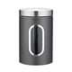 thumbnail image 1 of Yuarrent Recipiente de cocina de acero inoxidable, 1 unidad, recipientes de almacenamiento de azúcar, comida, té, café, dulces, con botellas de Teteras negro Yuarrent HA003117-02B, 1 of 1