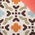 thumbnail image 5 of SAFAVIEH Veranda Branson Geometric Indoor/Outdoor Runner Rug, Cream/Terracotta, 2'3" x 6'7", 5 of 6