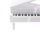 thumbnail image 5 of Alcancía con forma de piano, decoración para el hogar, pequeña alcancía artesanal, coleccionable, ahorro blanco, 5 of 5