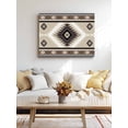 thumbnail image 4 of Brown Boho Wall Art for Living Room,Canvas Picture Wall Decor for Bathroom Bedroom,Vintage Rustic Southwest Aztec Geometric Painting Artwork for Office Kitchen Hallway Dining Room Home Decor 12"x16", 4 of 8