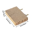 thumbnail image 3 of Parrot Cardboard Perch Platform Durable Bird Stand - Foraging Chewing Toy for Parakeets Cockatiels Budgies, Easy to Clean Bird Cage Accessory, Suitable for Small to Medium Parrots, 3 of 5