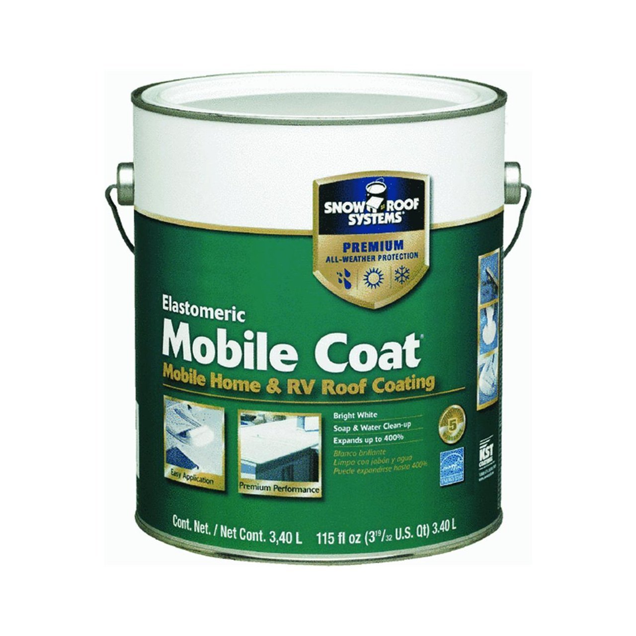 KST COATING Mobile Home Roof Coat, 0.9 Gal. KST0000MC16