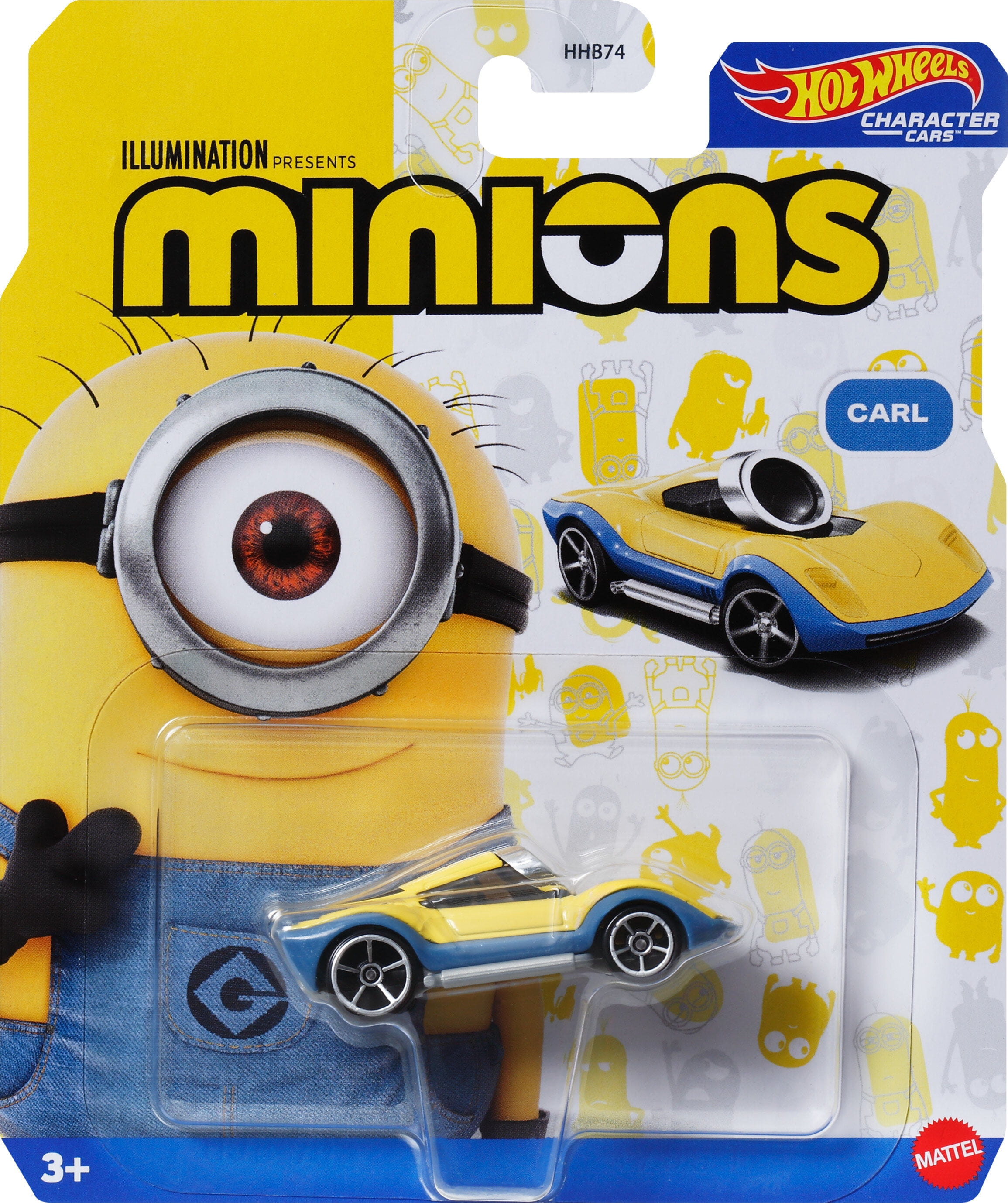 Hot Wheels Despicable Me 3 Minion Tom Character Car - Walmart.com