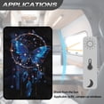 thumbnail image 5 of Yuyamidu Blue Butterfly RV Door Window Shade Cover for Women Dream Catcher Privacy Screen Window Cover Travel Trailer Motorhome RV Entry Door Window Curtain, 5 of 7