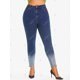 thumbnail image 3 of Pantalones Jeans Talla Extra Ajustados Tonos Rosegal  Vaqueros de talla grande, 3 of 5