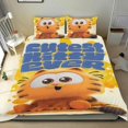 thumbnail image 1 of Garfield (2) Conjunto de sábanas temático, trío de piezas, cómodo y amigable con la piel, diseño único, regalo de decoración para el hogar para familiares, amigos y fans, 90 cm * 190 cm, 1 of 6