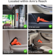 thumbnail image 4 of Paquete de 2 rompeventanas de coche y cortador de cinturón de seguridad, herramienta de escape de emergencia para coche con cortador de cinturón de seguridad, martillos de seguridad 3 en 1, herramient, 4 of 5