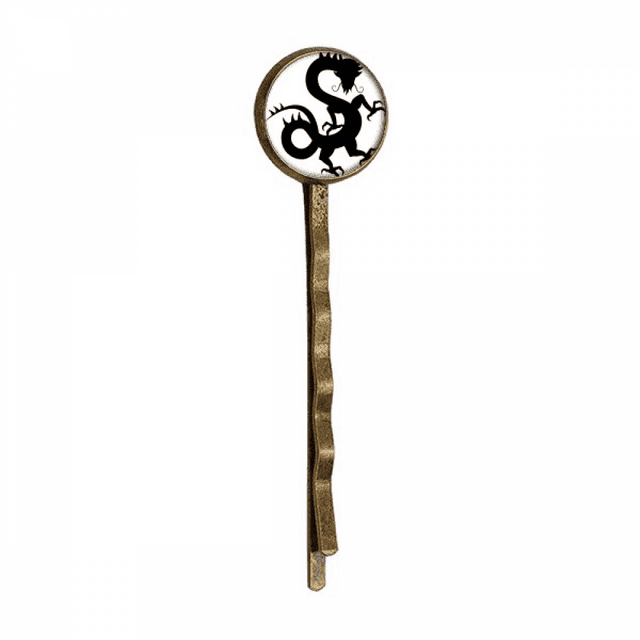 Dragon Contour Chine Motif Rétro Métal Cheveux Bobby Pin Chapeaux