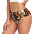 thumbnail image 2 of Fotbe Abstract Lion Painting Calzones Estampados para Mujer – Ropa Interior de Algodón, Cómoda, Suave y Elástica-XX-Large, 2 of 6