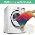 thumbnail image 6 of Colorful Rainbow Tie Dye Spiral Pattern Square Tablecloth,Waterproof Square Table Cover,Wipeable Spillproof Washable Table Cover for Home Kitchen Party Decor 42"X42"(107x107cm), 6 of 6