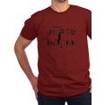 thumbnail image 1 of CafePress - Cat Jumping To Note T Shirt - Men's Fitted T-Shirt, 1 of 1