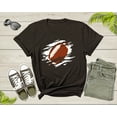 thumbnail image 2 of Cool Football Ball Silhouette Football Sports Team Games T-Shirt American Football Lover Gift T Shirt for Men Women Kids Boys Girls, 2 of 8