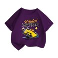 thumbnail image 3 of Landzoo Girls Back To School Tees Graphic Print Short Sleeve Crew Neck Autumn Cozy Soft Girls T-Shirt, 3 of 5