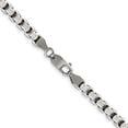 thumbnail image 5 of Primal Silver Sterling Silver 5.20mm Antiqued Round Box Chain, 5 of 5