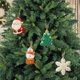 thumbnail image 1 of ¡Precios Increíbles!, Colgante pequeño de resina navideña, colgante de Papá Noel con forma de copo de nieve, adorno para árbol de Navidad Akmoler, 1 of 8
