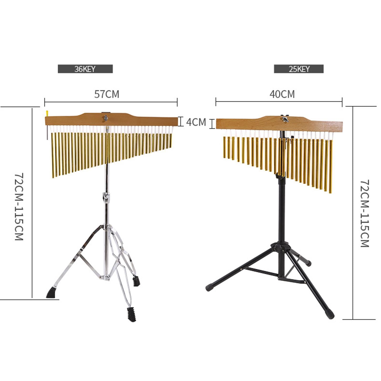 Chimes 36 Bars Wind Chime Musical Instrument Classroom Music , 25 , multi 25