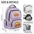 thumbnail image 7 of Aplkyhs Mushroom Capybara Backpack for Students 6-18 Water Resistant Lightweight School Bookbag Multi-pocket Casual Daypack for School Outdoor, 7 of 7