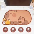 thumbnail image 4 of Mouse Pad - Kawaii Keyboard Gaming Computer Laptop Pad, Large Anti-Slip Rubber Base Desk Pad for Keyboard and Mouse Desktop Absorber Cover (Capybara), 4 of 4
