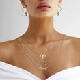 thumbnail image 2 of Twelve Constellations Gold Clavicle Necklace Set with Paper Card for Women Friendship Pendant, 2 of 3