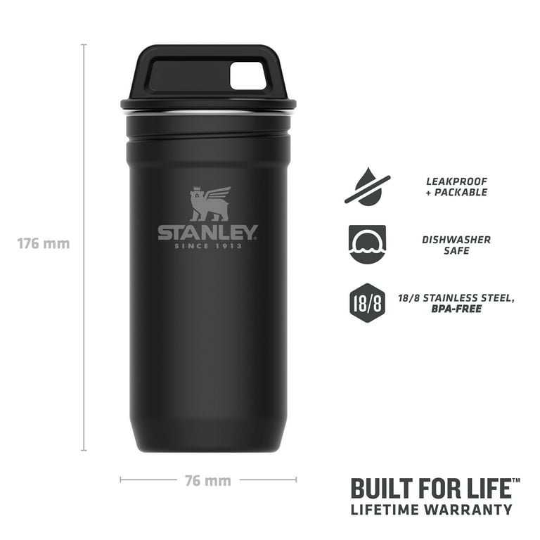A Toast to the Great Outdoors: Unleash the Fun with the Stanley Adventure Shot  Glass + Flask Set😆 #stanleymysg #stanley #builtforlife