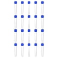 thumbnail image 1 of Unique Bargains 10mL Plastic Test Tubes, 20 Pack Frozen Test Tube Vial Container Storage Screw Cap, Blue Clear, 1 of 6