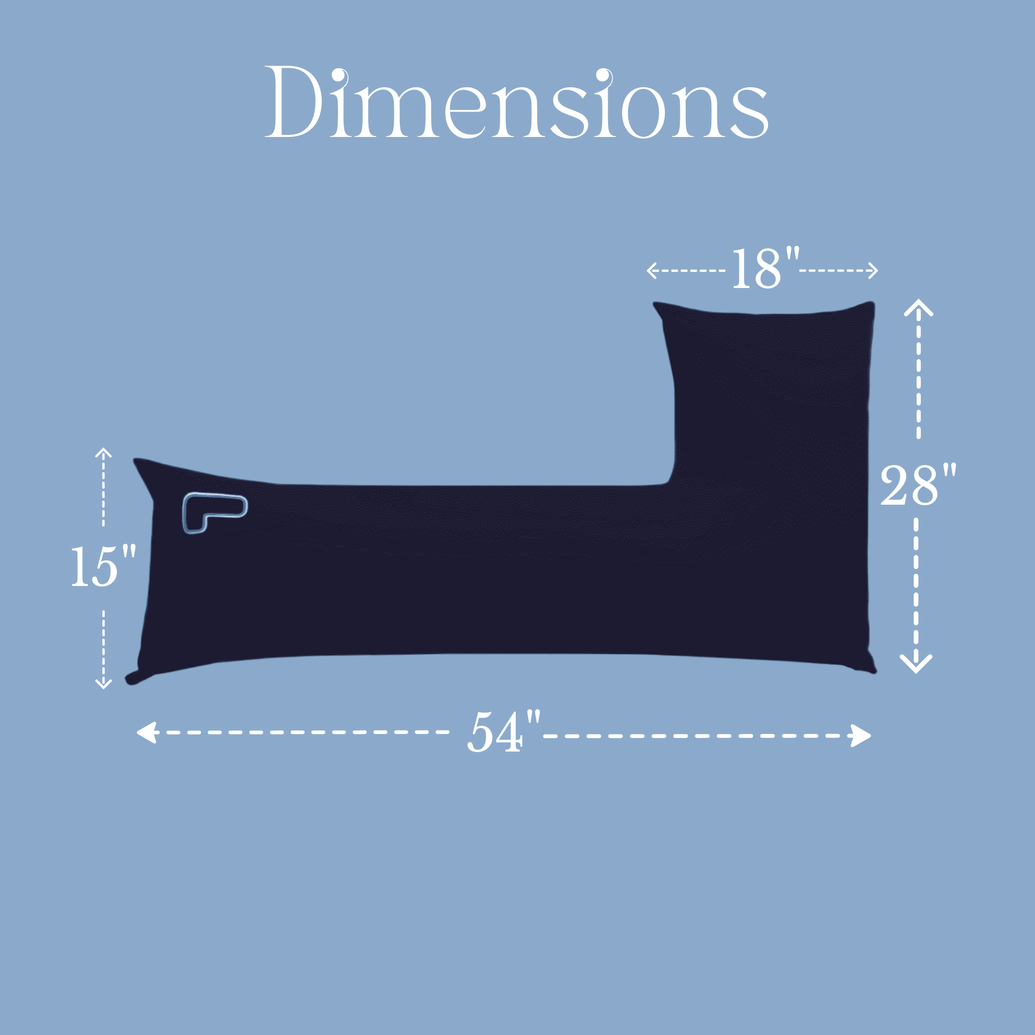 snuggL Body Pillow for Side Sleeper and Pregnancy, L Shaped for Knee, Back and Hip Support