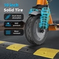 thumbnail image 5 of Electric Scooter for Adults, 10" Solid Tires,Max 19Mph,350W Motor,21-28 Miles Range, Folding E-Scooter with Dual Suspension,APP Orange, 5 of 8